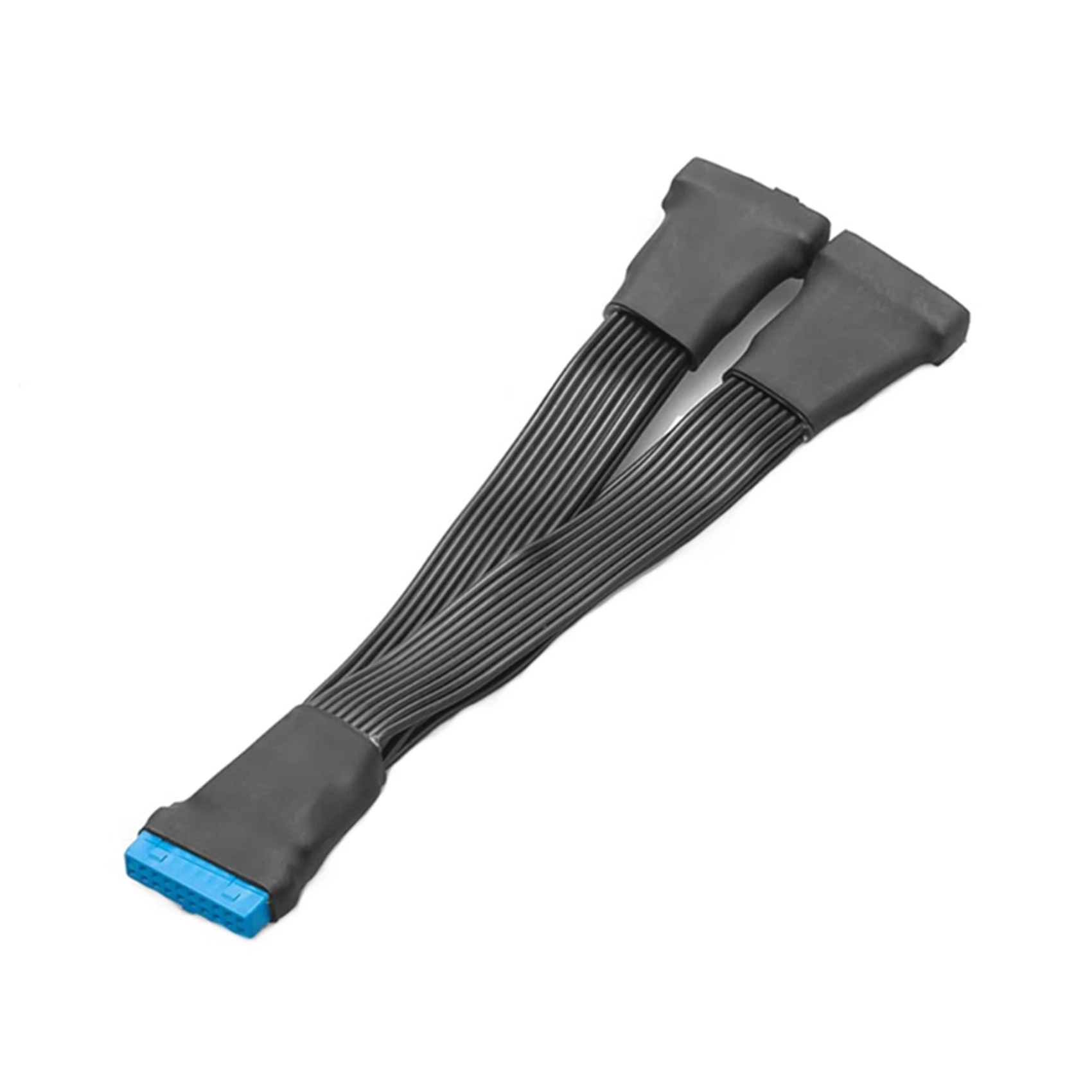 3X Motherboard USB 3.0 19PIN Header 1To2 Splitter Cable 19Pin 20Pin Internal Extension Header Adapter Cable 15Cm