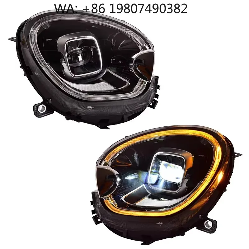 

Dynamic RGB DRL LED Front Headlight Projector Lens Auto Lighting Upgrade Car Mod Parts
