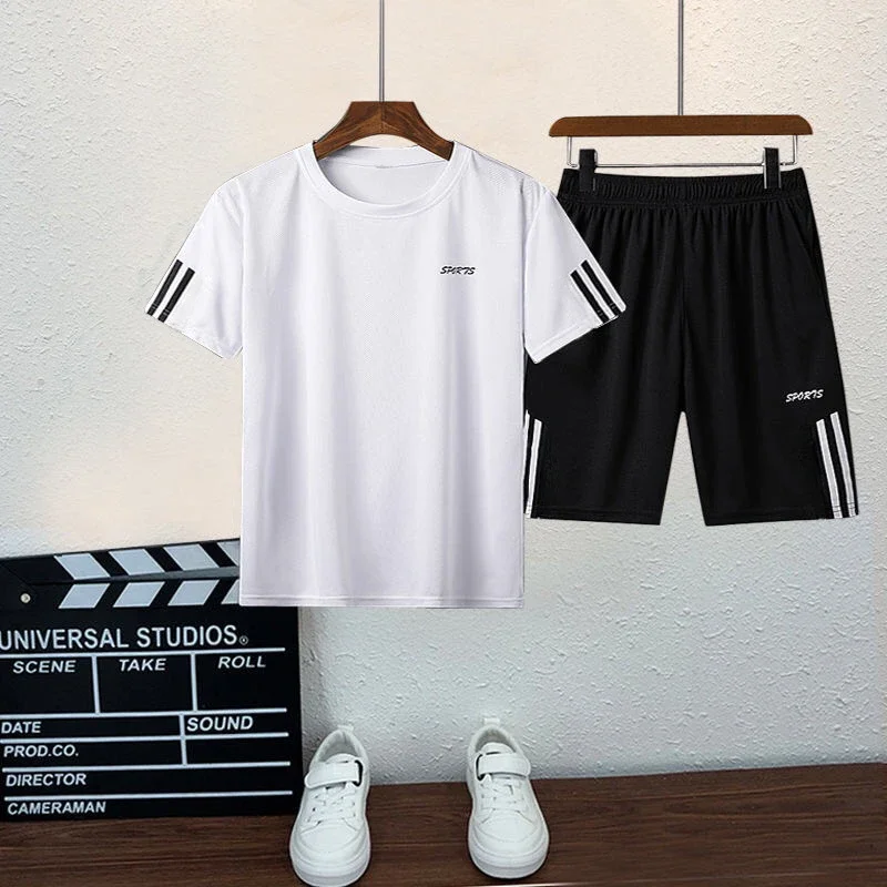 Children Boy & Girl Quick Dry Badminton Clothes Uniform Kid Tennis Jerseys Short Sleeve Tshirt Top and Shorts 2pcs Tracksuit