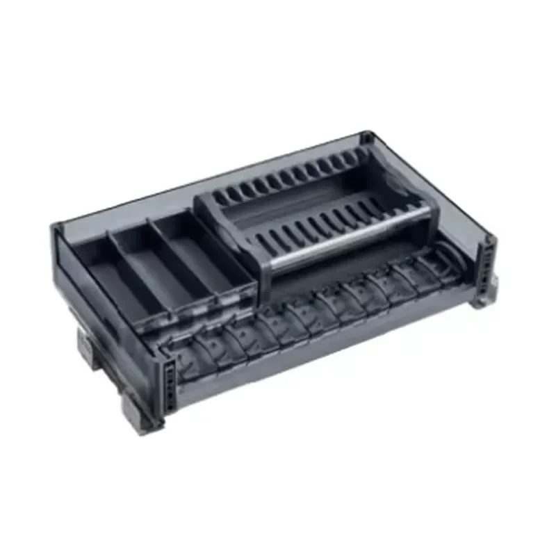 Aluminum Alloy Drawer Basket for Hotel Storage Cabinet Modern Metal Organizer Bin Durable Kitchen Bathroom Container Rack