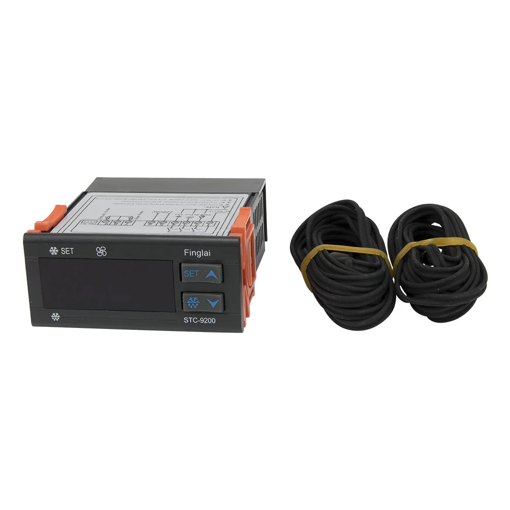 STC-9200 temperature controller with refrigeration defrost fan alarm function and two sensors AC 220V 110V AC/DC 24V 12V