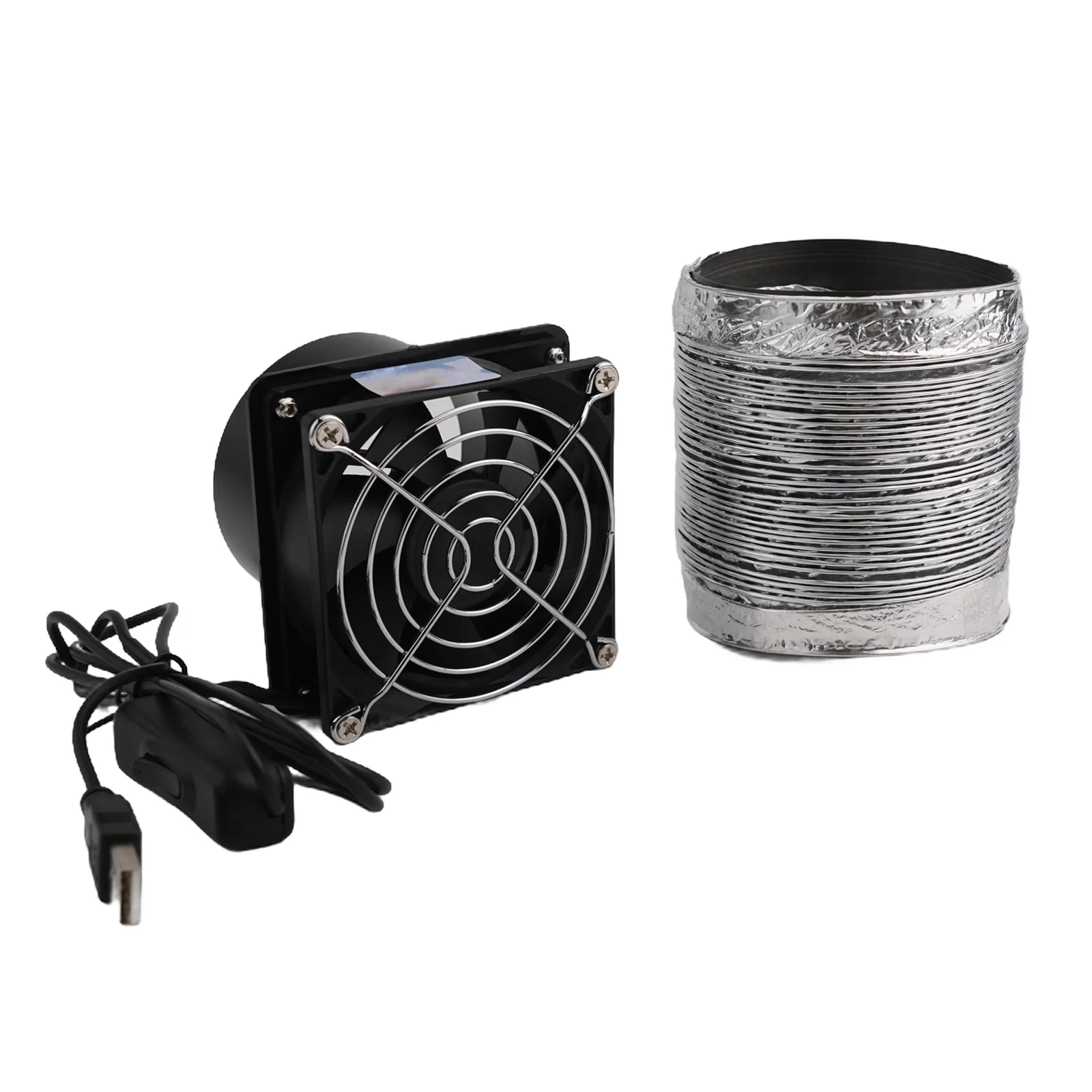Efficient USB Powered Solder Fume Extractor Fan with ESD Safety and Adjustable Exhaust Duct for Electronics Workspaces
