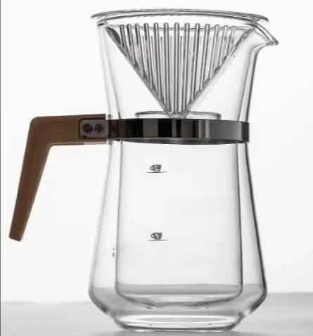 

Ручная кофемолка в стиле ретро с двойным слоем термоизоляции, стальной внутренний блок, для приготовления кофе методом заваривания