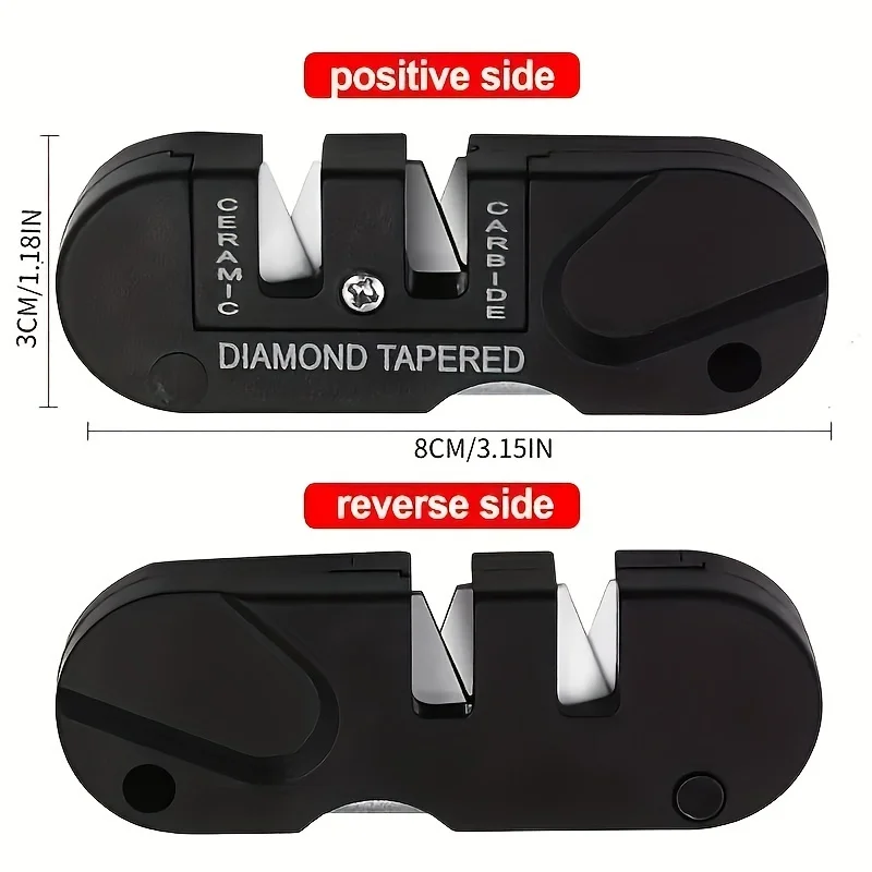 4-in-1 Portable Sharpening Tool, Knife Sharpener For Outdoor Camping And Hiking image 5