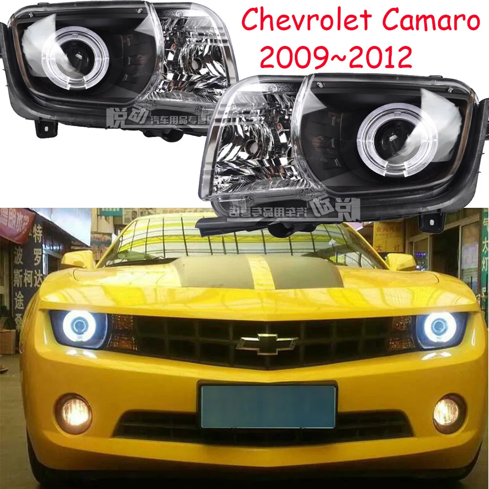 Bumper lamp for chevrolet Camaro Headlight 2009~2012year DRL Bi Xenon Lens High Low Parking HID Fog Lamp Camaro Taillight LED