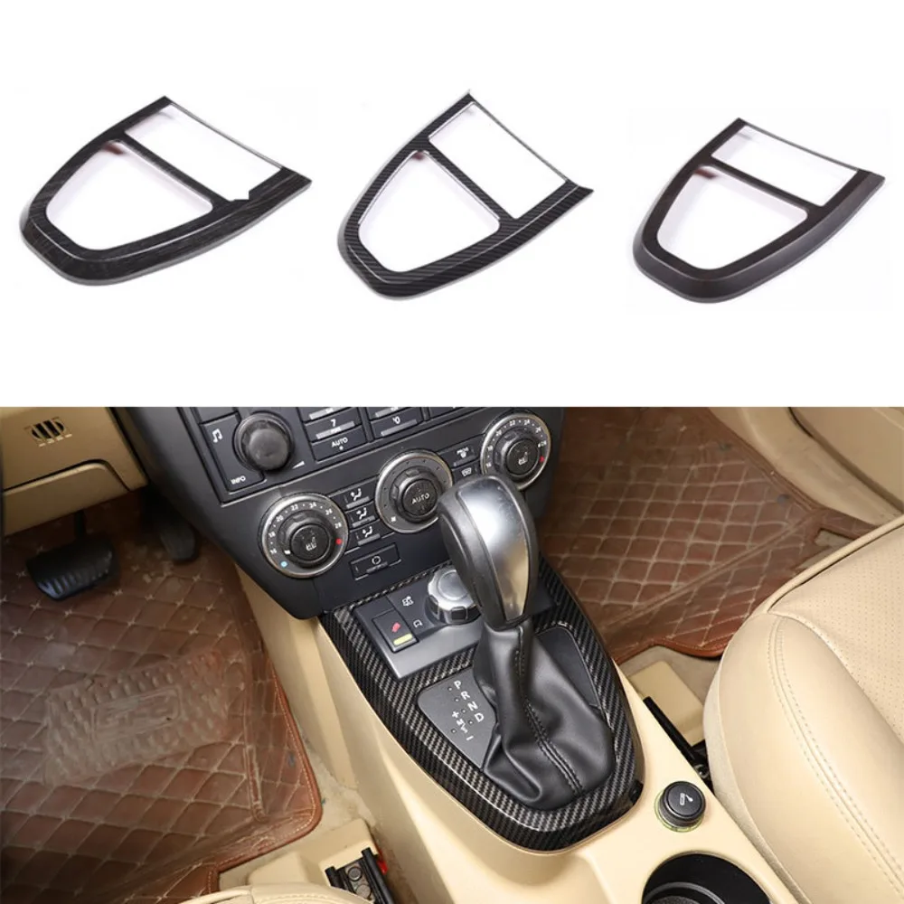 For Land Rover Freelander 2 2007 2008 2009 2010 2011 2012 Car Center Console Gear Shift Panel Cover Frame Protective Trim