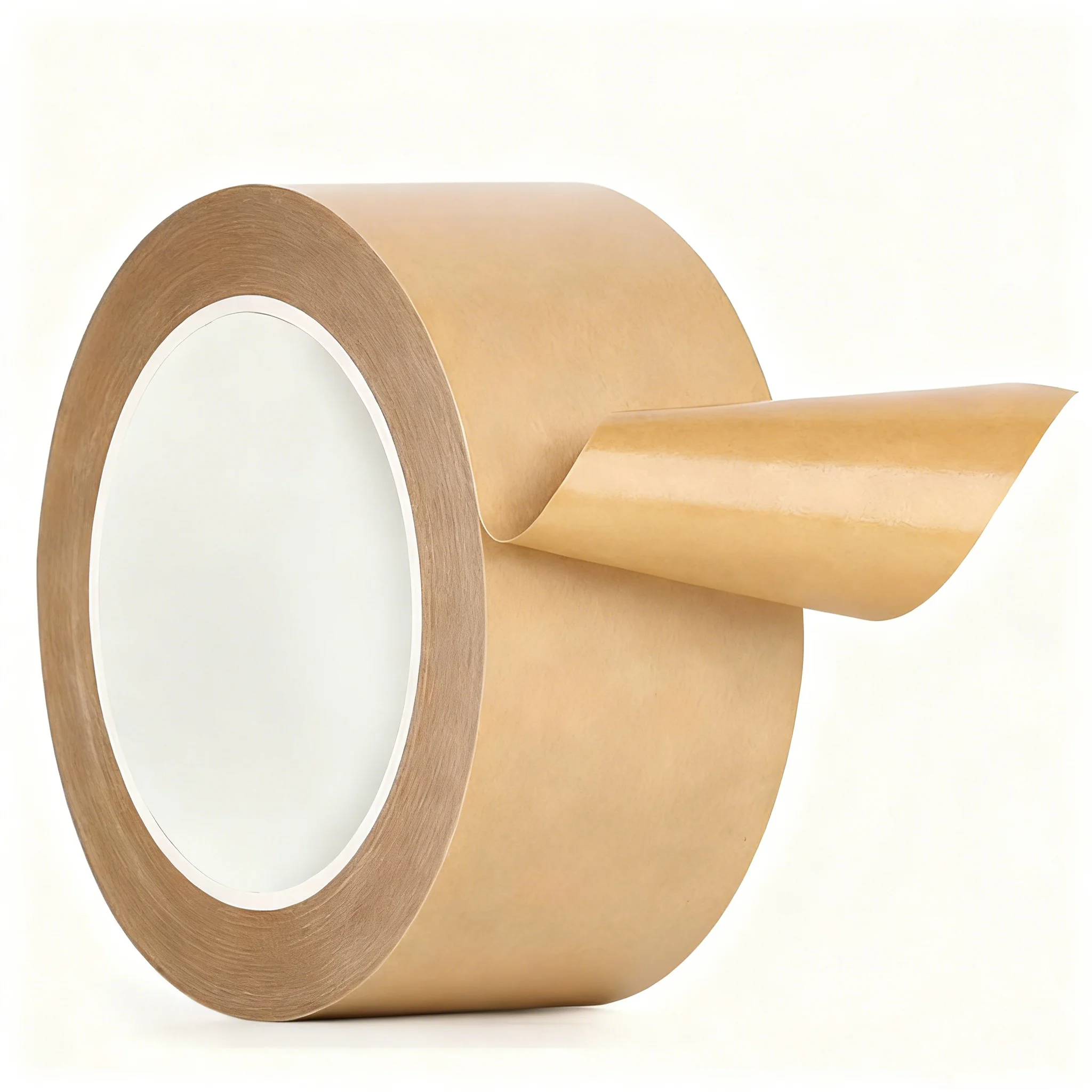 Kraft Paper Tape 45mm*50M Reinforced Water Activated Gummed Tape  for Writable Strong Adhesive Carton Box Packing Shipping