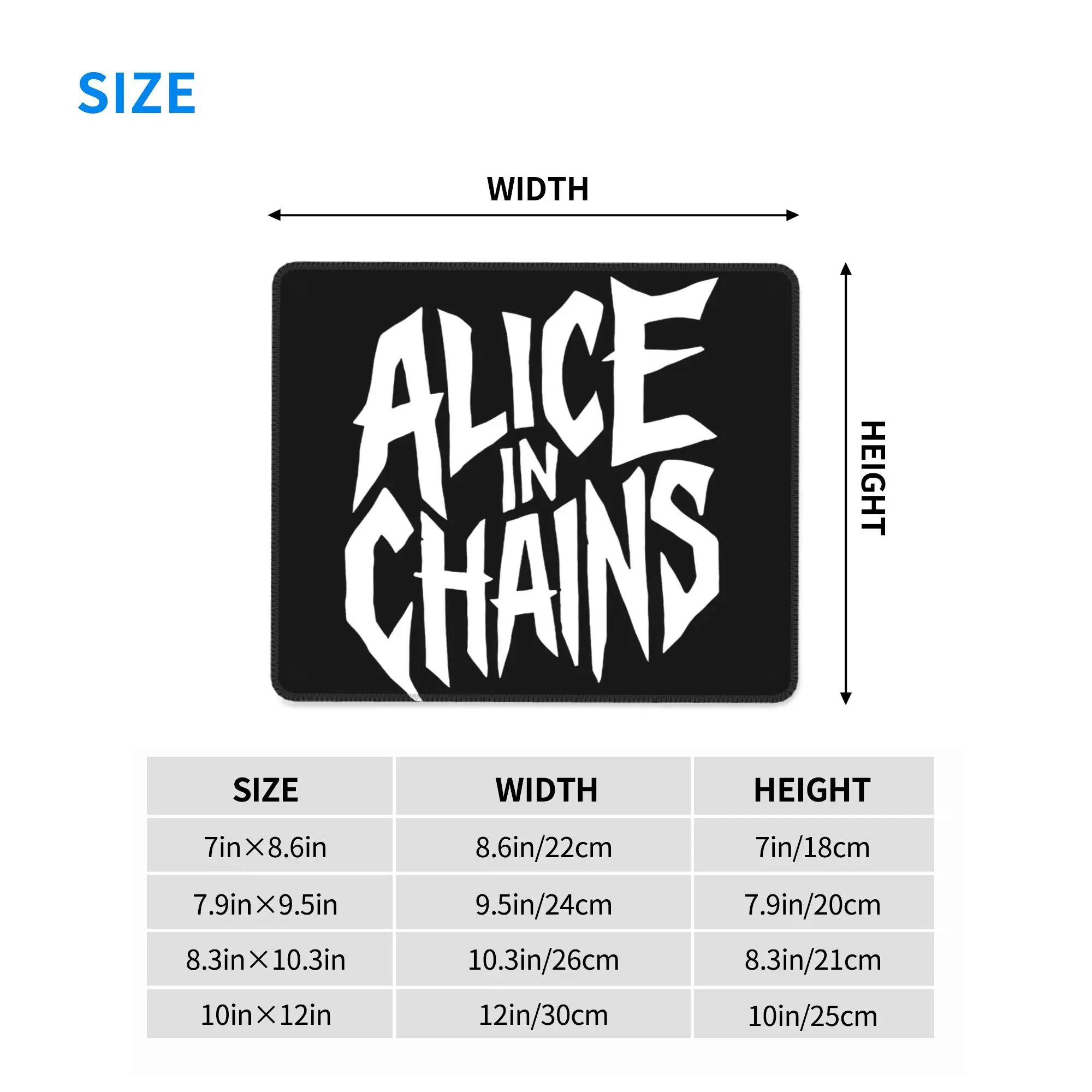 Alice in Chains Rooster Dirt Layne Staley Rock Mouse Pad Computer Keyboard Mouse Mat Gaming PC Laptop Desk Mat Office Table Mats