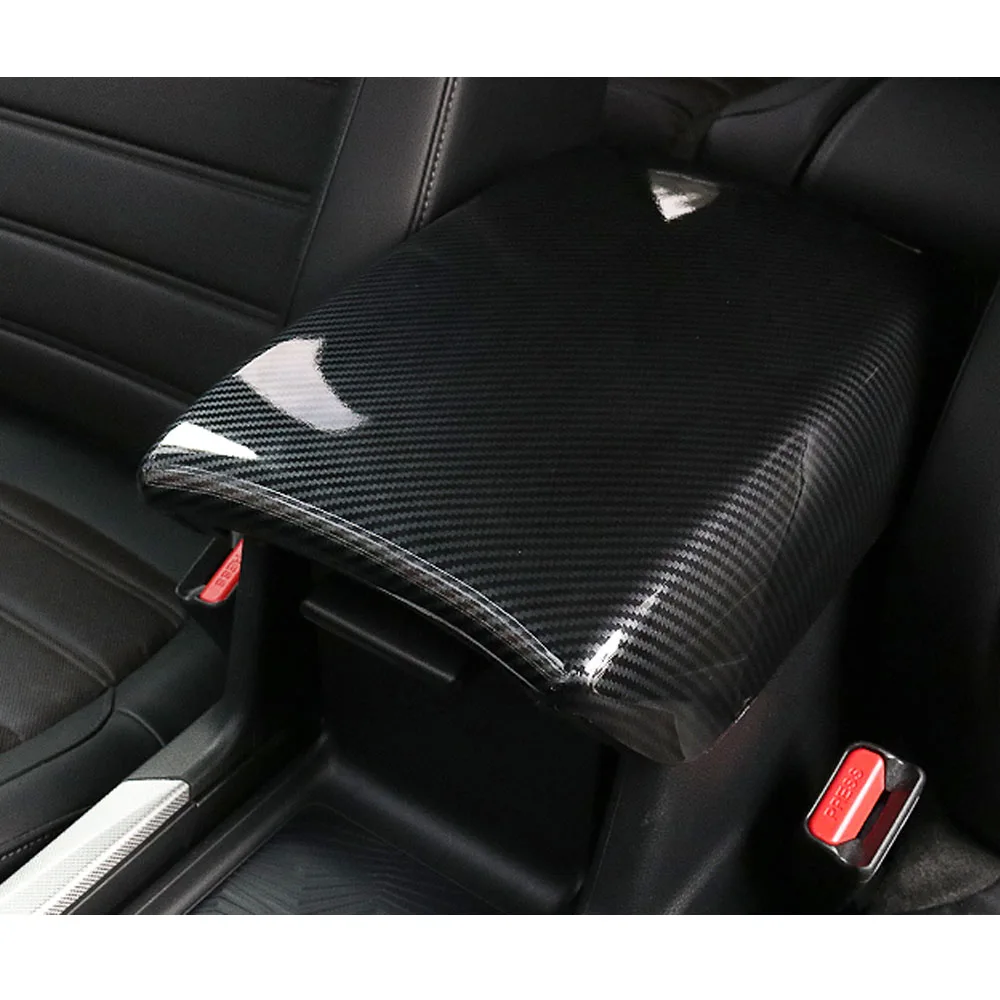 Armrest Box Covers for Honda CRV CR-V 2017 2018 2019 2020 Car Inner Center Console Arm Rest Pad ABS Accessories Decoration Trim