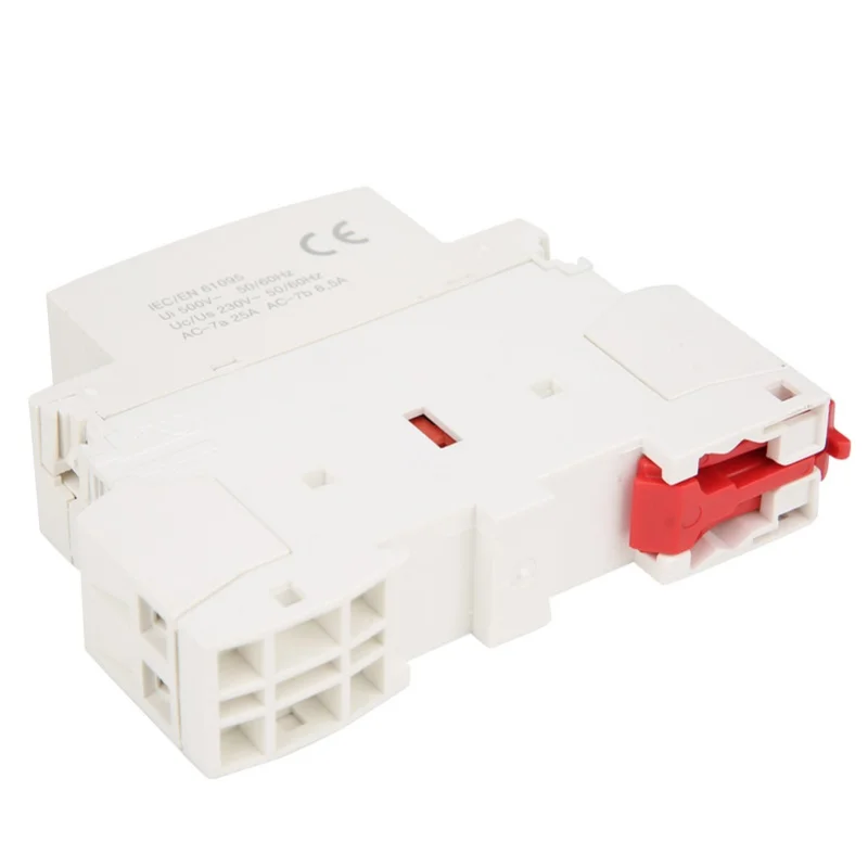 ZK202P 25A 220V 50Hz DIN-rail huishoudelijke AC-schakelaar met handmatige bedieningsschakelaar