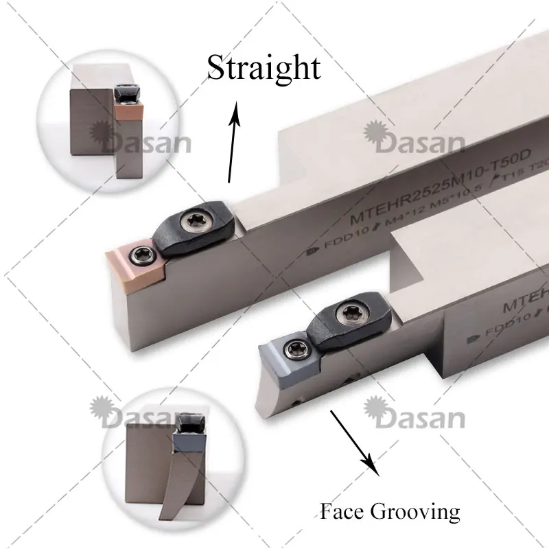 MTEHR2525M10 MTEHR2525M8 MTEHL2525 MTEHR2525 T50 T40 Slotting Grooving Cutter Tool Holder
