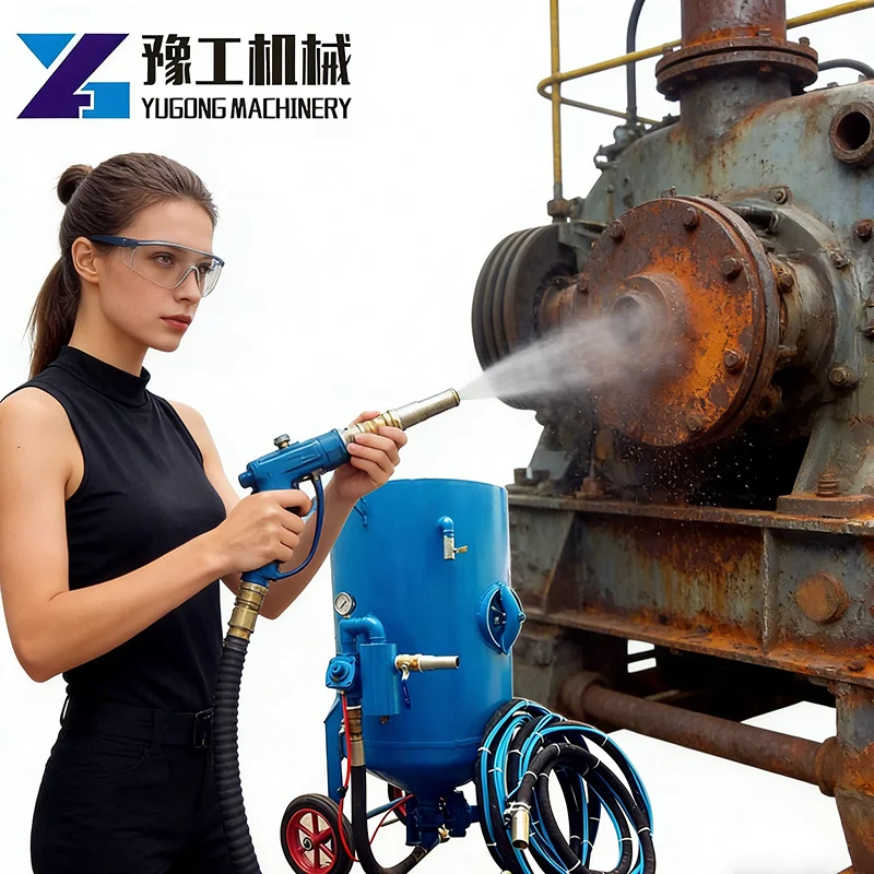 

Small Rust Removal Sandblasting Machine Gun Outdoor Mobile Operationsandblasting Refurbishment Paint Removal Industrial Machine