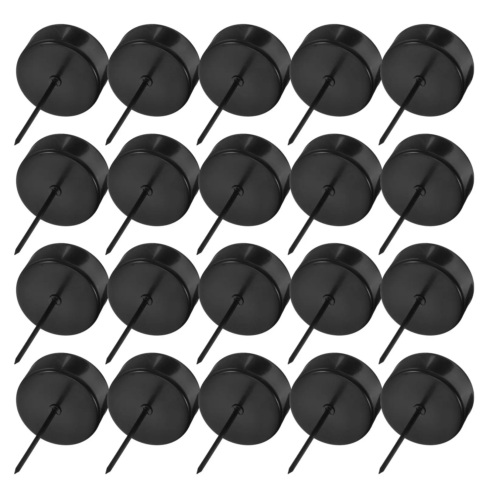 20Pcs Spike Holders Metal Heavy Duty Pillar Stand Floral Table Centerpiece Wedding Party Candlestick Stakes