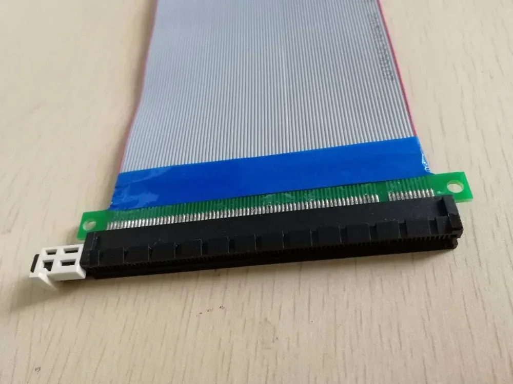 1X16 PCI-e express 수-암 익스텐더 라이저 카드 플렉시블 케이블
