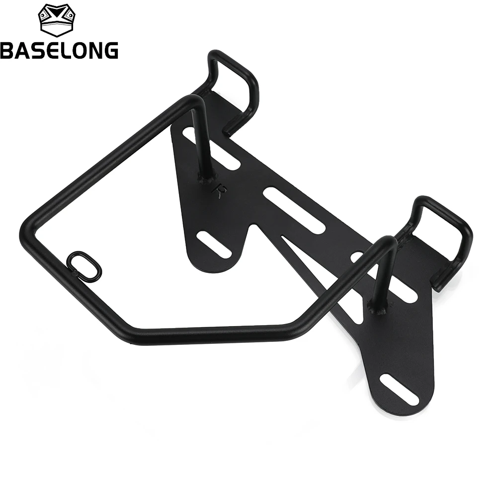 Motorcycle Saddlebag Support Side Saddle Bag Brackets Kits For Kawasaki W400 W650 W800 VN250 Eliminator 250V For XL883L XL1200NS 5