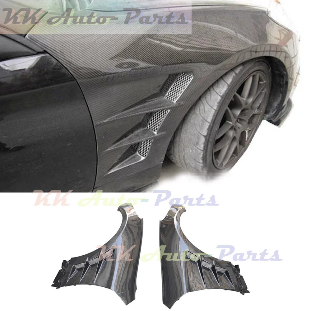 For Hyundai Genesis Coupe 2009-2016 Carbon Fiber Front Side Bumper Fender Air Intake Vent Spiltter Body Kits Auto Tunning