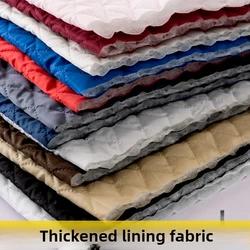 Thickend Polyester Cotton Coat Lining Fabric Plain Per Meter for Clothing Pants DIY Sewing Winter Warm Textile Soft Anti-wrinkle