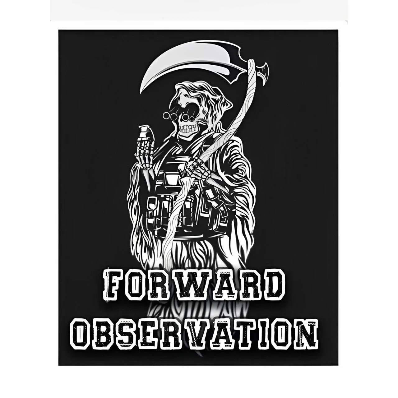 10pcs 8CM Wholesal Vinyl Car Forward Stickers and Decals Laptop Military Tactical Pegatinas Waterproof  Car Macbook Motor Bottle