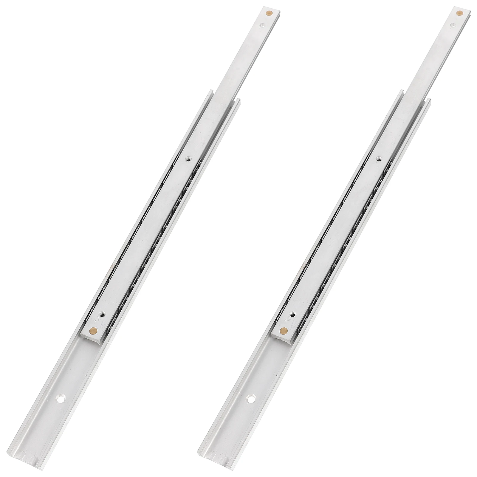 

1 Pair 200Mm Drawer Slides Side Mount Full Extension Thickened Galvanized Steel Smooth Noiseless Ball Bearing Cabinet Guides