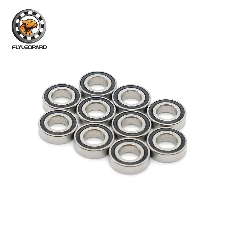 S687RS Bearing 7x14x5 mm (2PCS) ABEC-7 440C Roller Stainless Steel S687 RS S687 2RS Ball Bearings