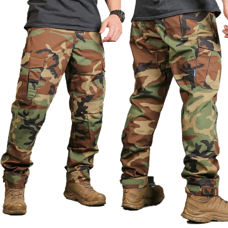 Emersongear Blue Label Taktyczne spodnie bojowe Męskie spodnie Cargo Ergonomiczny krój Długie Outdoor Airsoft Training Piesze wycieczki Sporty — zdjęcie 2