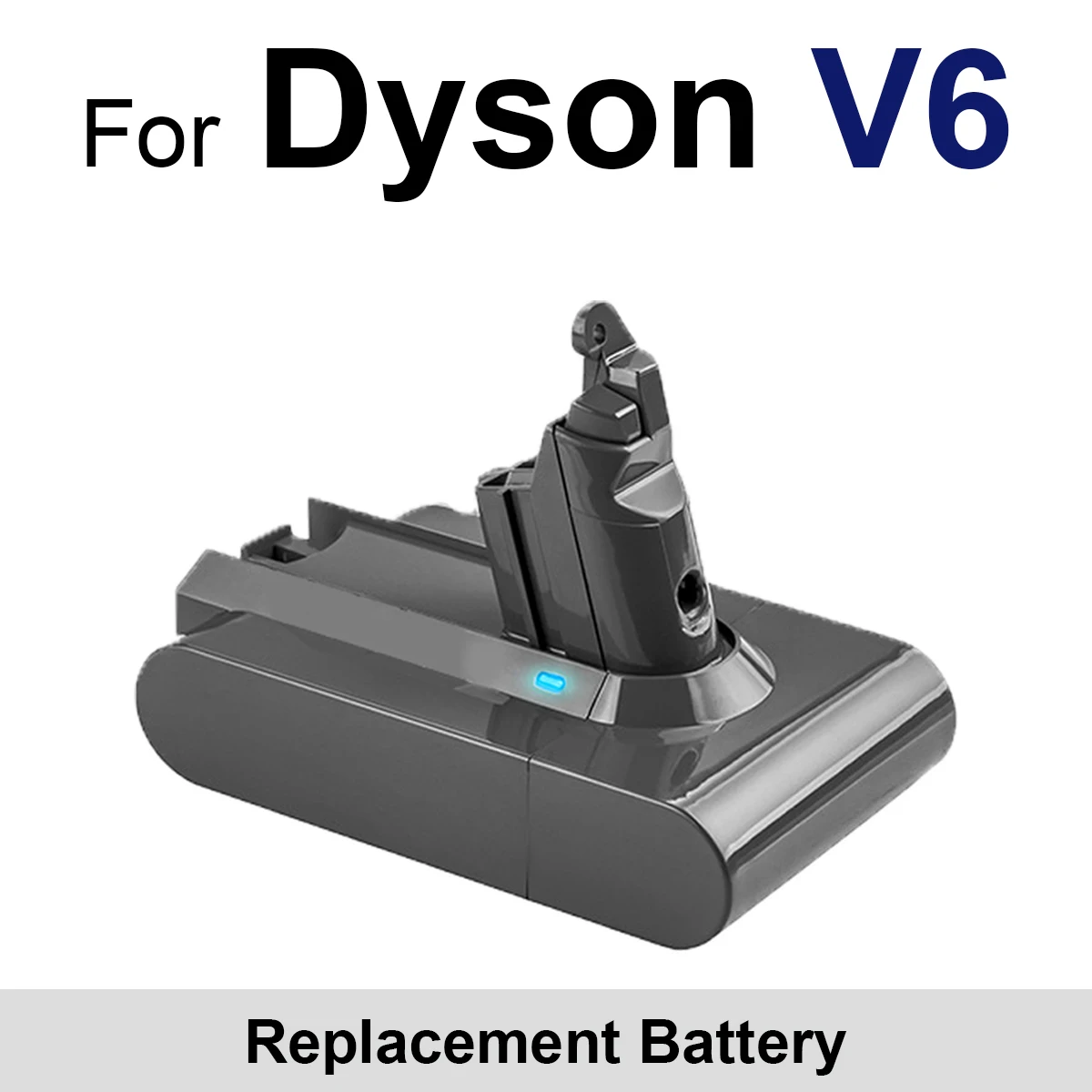 21.6V High Capacity Battery For Dyson V6 V7 V8 V10 Absolute Motorhead Animal Fluffy Vacuum Cleaner Replacement Li-ion Battery