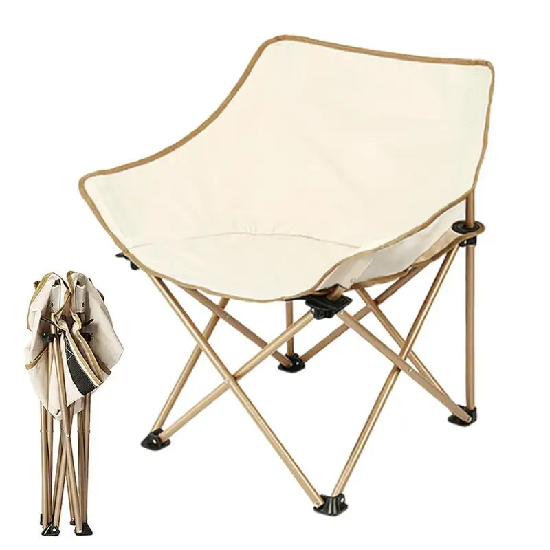 

Outdoor Folding Chairs Outdoor Garden Moon Chair Chair Folding Camp Chair For Camping Fishing Bbqs Picnics Beach