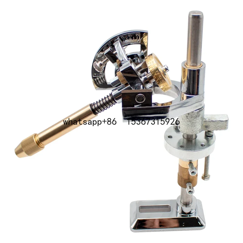 

New Gem Grinding Faceted Manipulator Jade Faceting Machine Jewel Angle Milling Tool Height Adjustable + Positioner + Lotus Seat