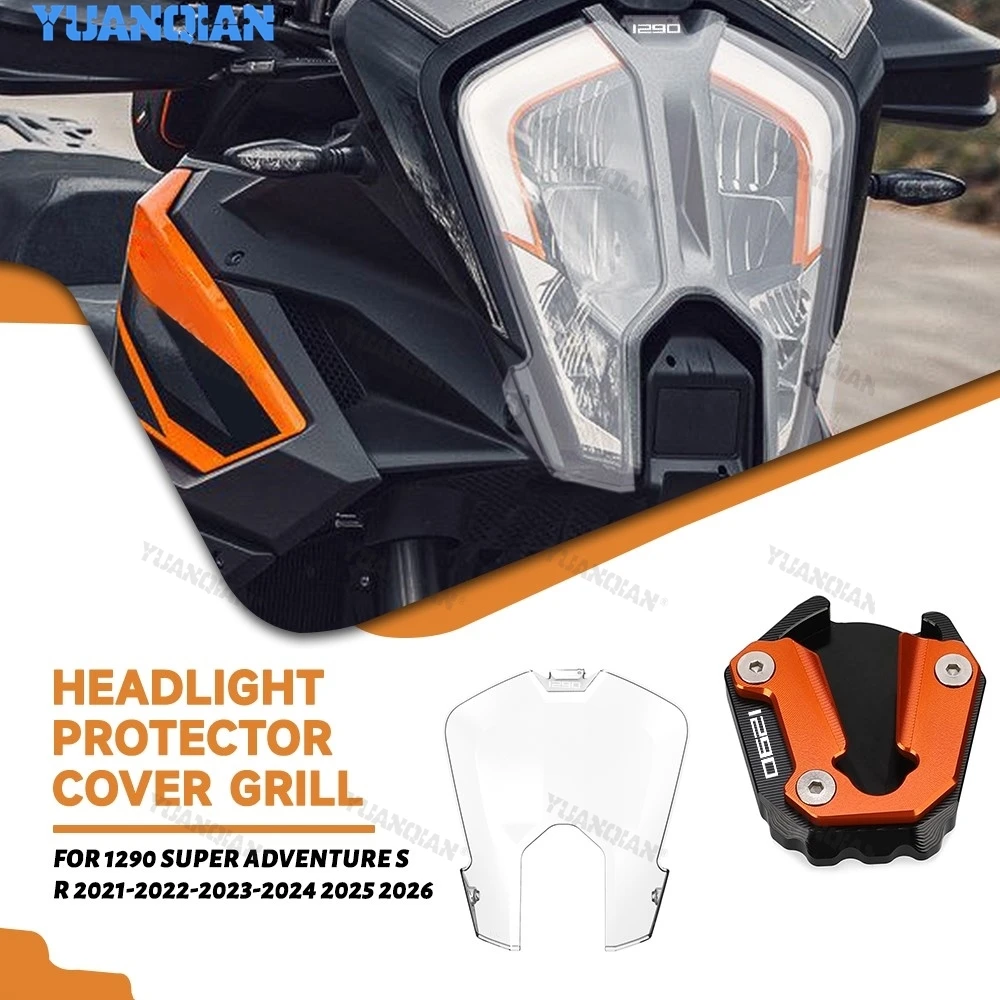 

For 1290Super 1290 Super Adventure S/R 2021-2026 25 Motorcycle Wind Deflector Shield Screen with Bracket Protector Cover Grill
