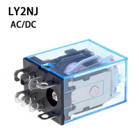 1pcs General Purpose LY2NJ HH62P Electronic Micro Electromagnetic Relay LED Lamp 10A 8 Pins Coil DPDT DC12V 24V AC110V 220V