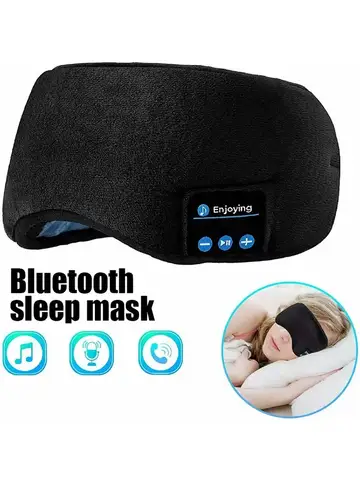 Fone Bluetooth Earphones Sports Sleeping Headband Elastic Wireless Headphones Music Eye Mask Wireless Bluetooth Headset Headband