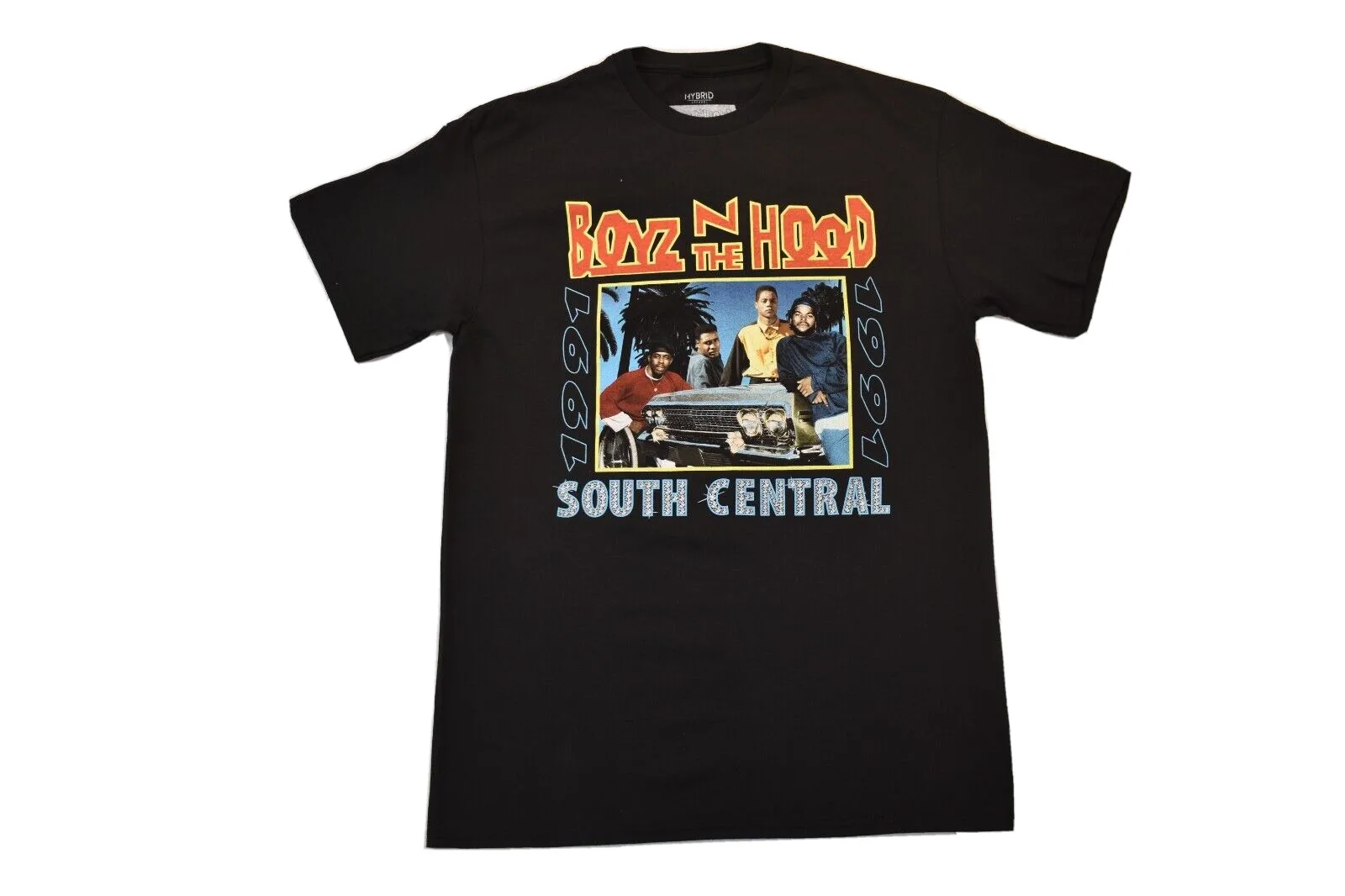 Hybrid Boyz N The Hood Mens South Central Black T Shirt New M L