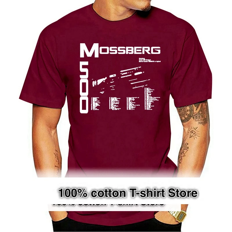 Mossberg 500 Exploded View Mens Printed T Shirts Sale 2024 Custom Made Shirt Hop Great Mens Tee Shirt Elastic Design