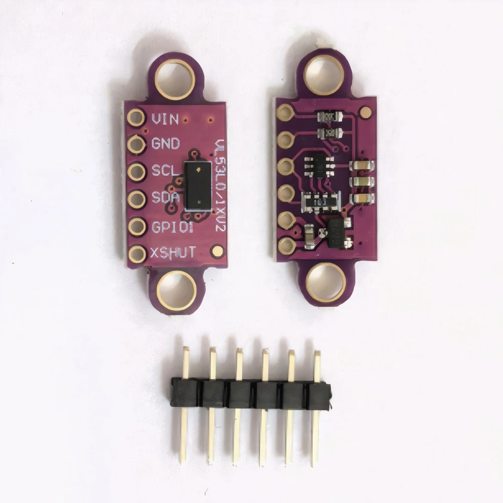 1-10 buah VL53L0X Sensor jarak Laser waktu penerbangan 3-5V GY-530 VL53L0X VL53L1X V2 modul IIC jarak Laser dengan PIN