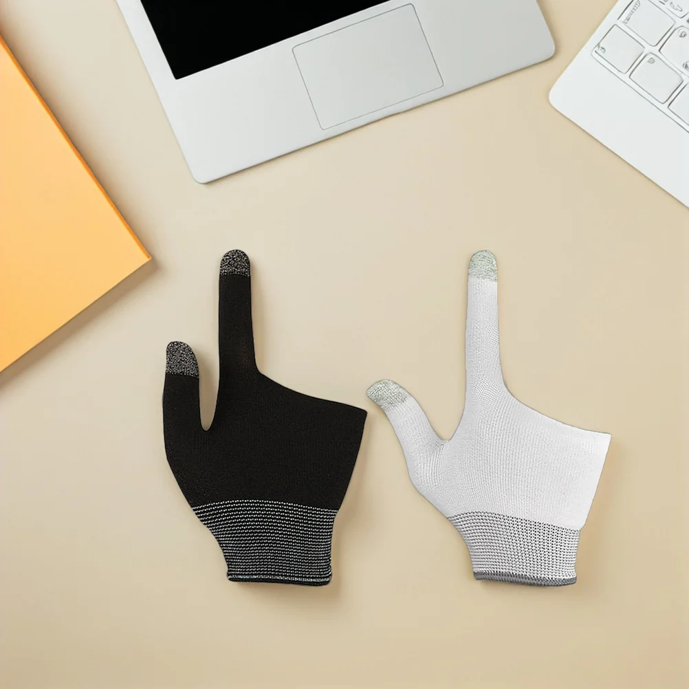 

3Pairs Finger Touch Gloves for Gaming Breathable Anti-Slip Screen Gloves Universal Fit for Phones Tablets Enhanced Sensitivity