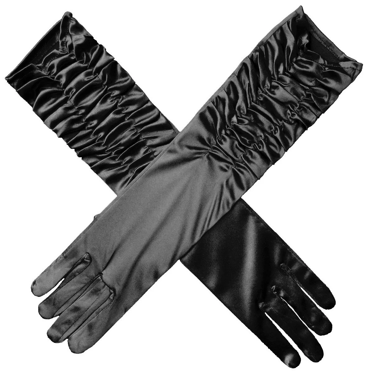 Formal Elbow Length Gloves Wedding Party Evening Satin