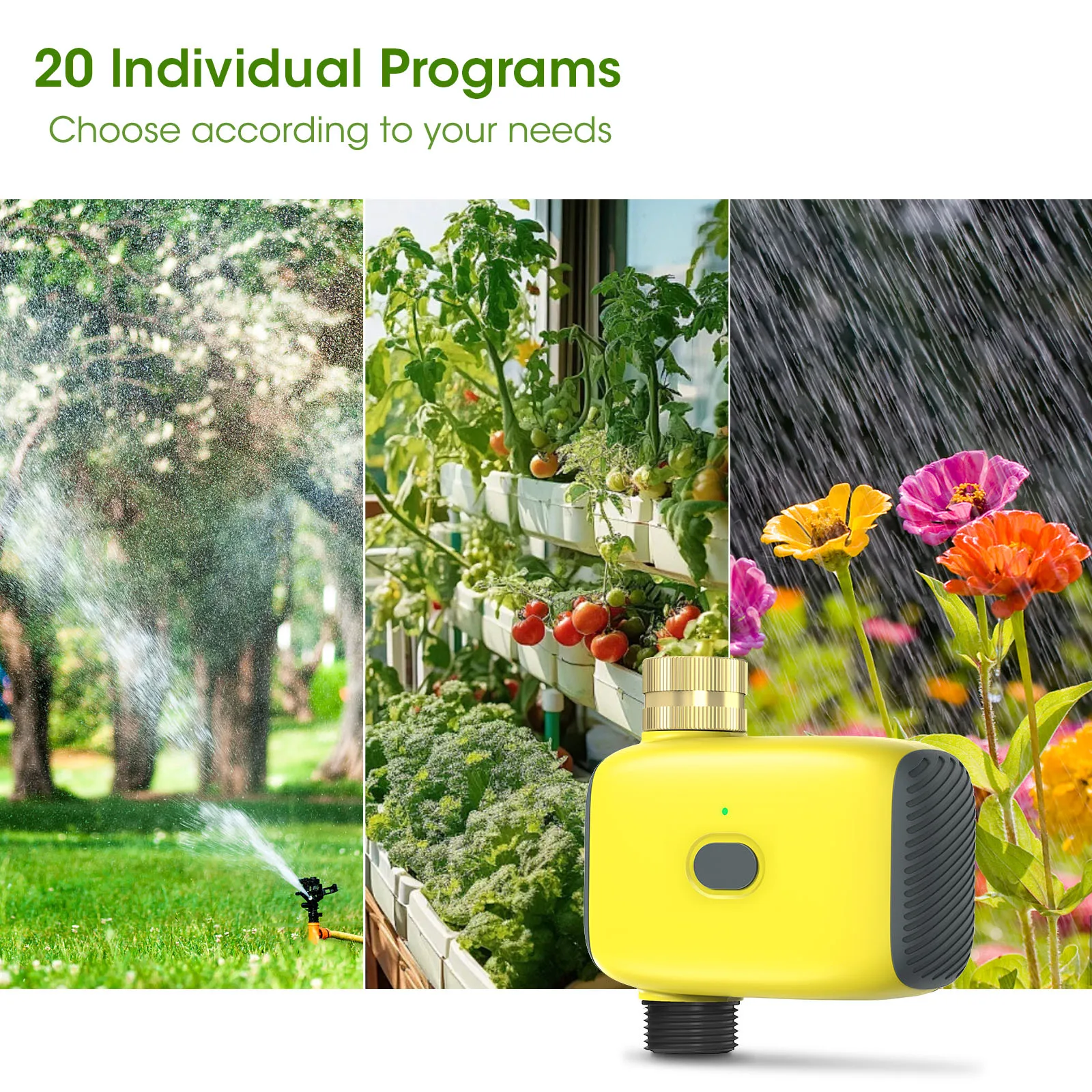 Tuya Smart Zigbee Watering Timer Automatic Drip Irrigation Controller Smart Water Valve Garden Automatic Watering System image 6