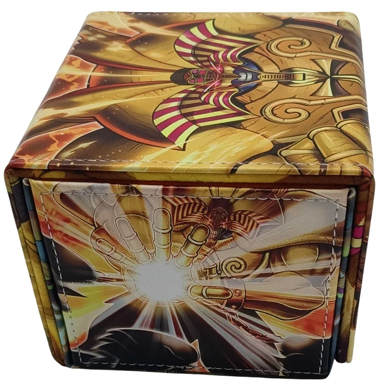 Card Case Yu Gi Oh! Exodia Incarnate Obliterate Tcg Diy High Quality Leather Action Toy Figure Anime Game Collection Storage Box