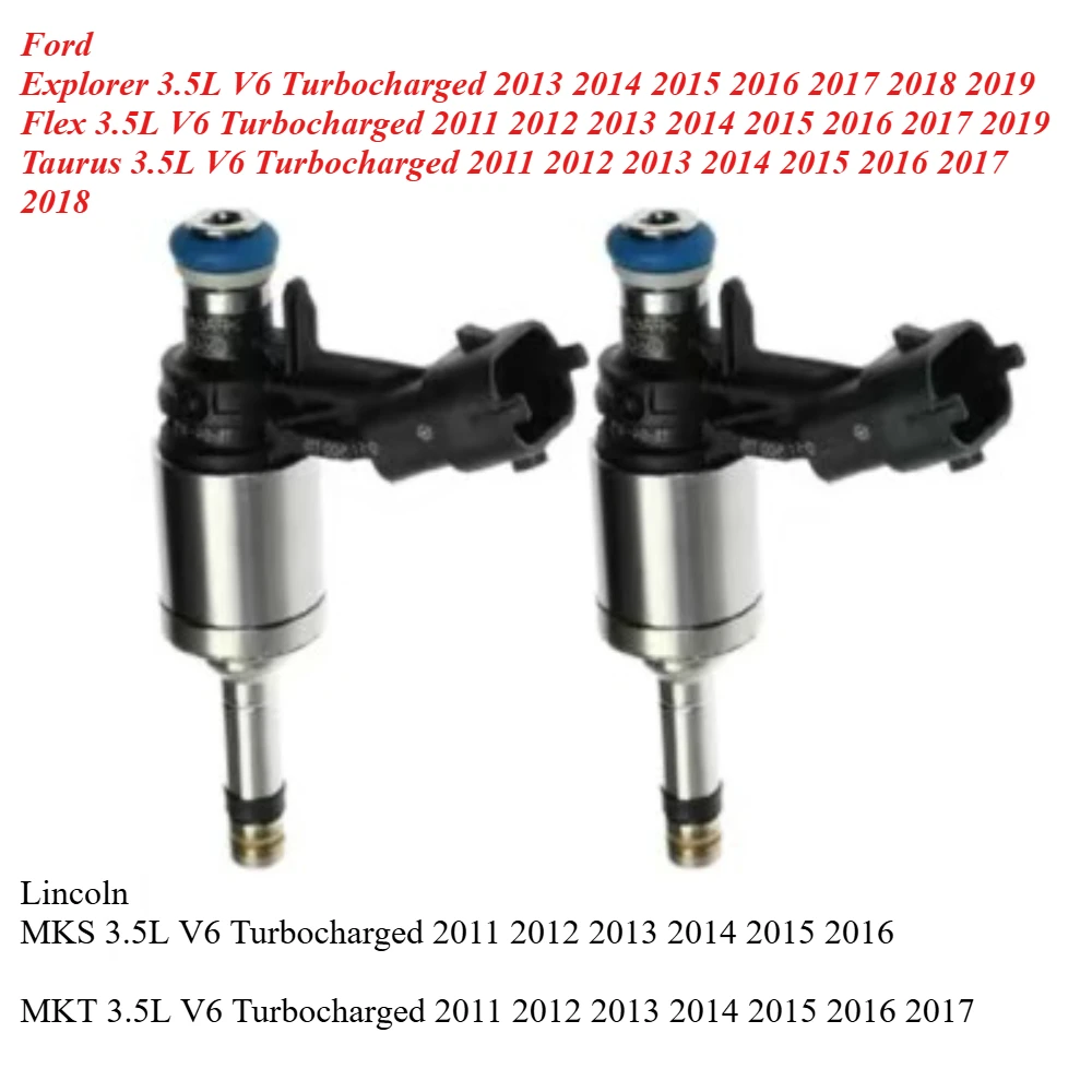 

BA5Z-9F593-B Fuel Injector Nozzle For 2013-2019 Ford Explorer Flex Police Taurus For 11-16 Lincoln Mkt MKT 3.5L V6 Turbocharged