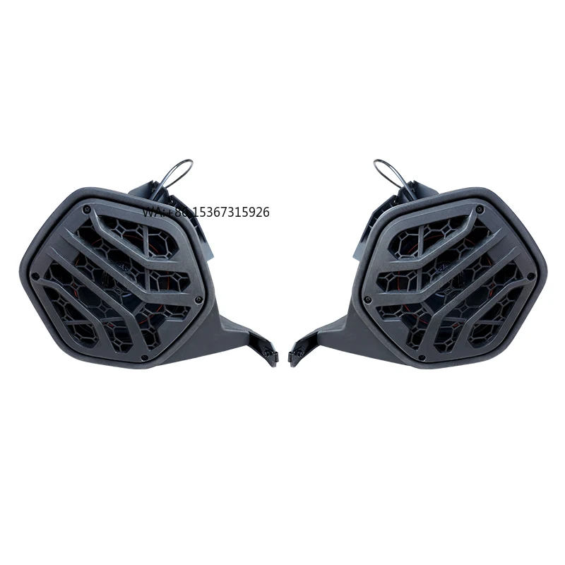 Yongjin One Pair Support 6.5inch Sport Rear Seat Speaker Enclosures for Can-Am Maverick R MAX X RS