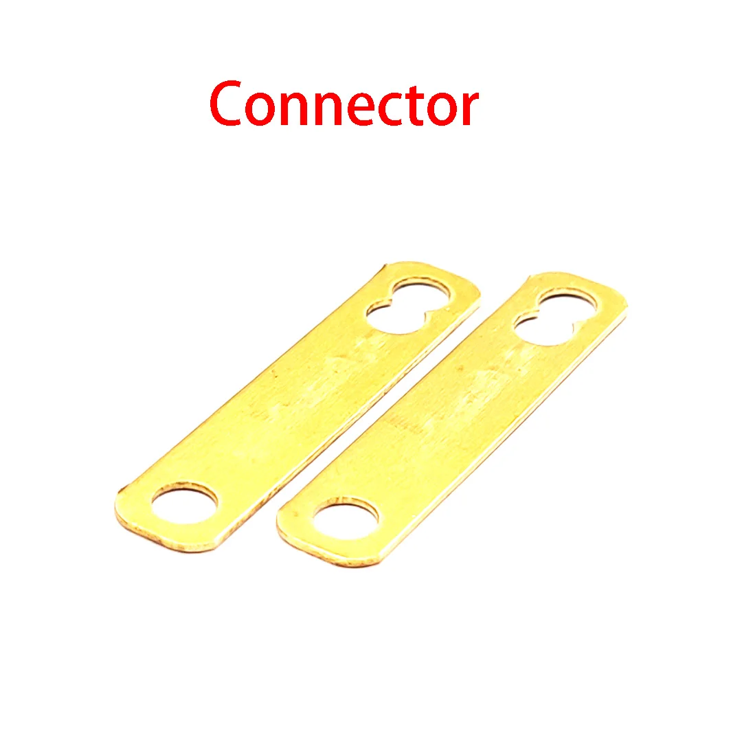 Медный соединитель 18650, разборный блок для аккумуляторов 21700, разъем для литиевой батареи без пайки, соединитель из чистой меди