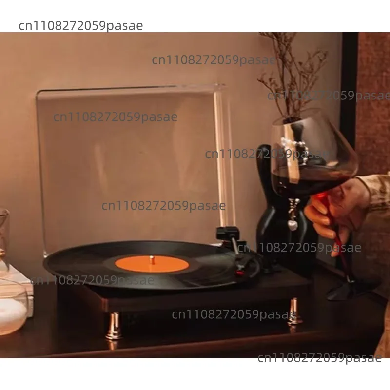 Record player retro stereo integrated speaker living room
