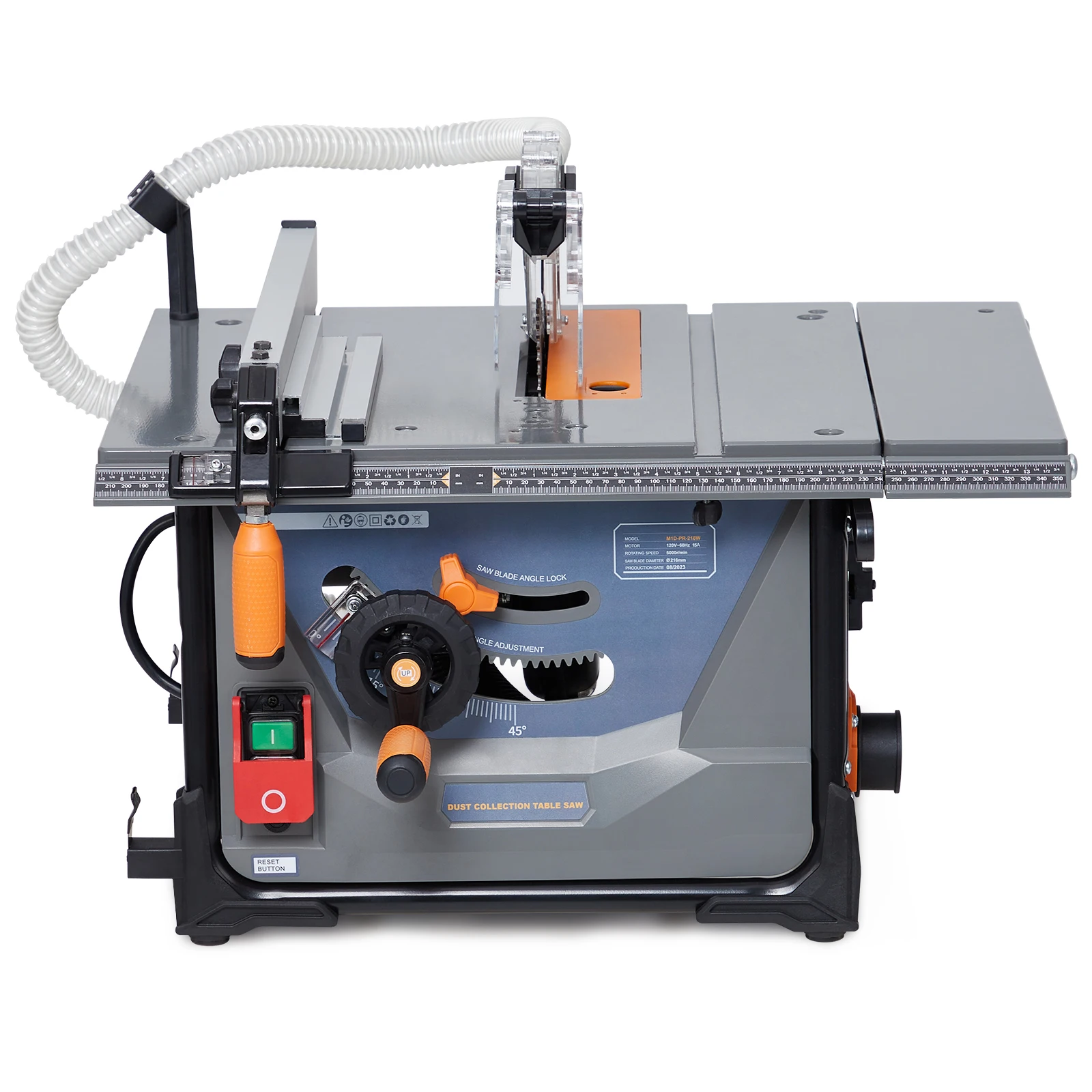 

Compact and Versatile Table Saw with 98% Vacuuming Rate,5000RPM Cutting Speed 2000W 15A - Ideal for DIY Woodworking