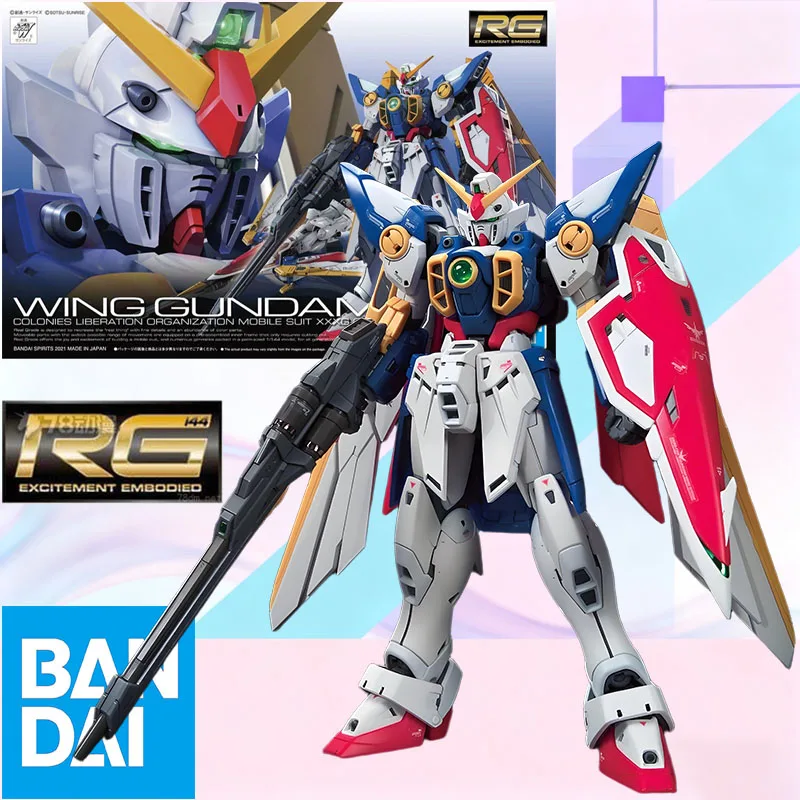 

Низкая цена, новинка, в наличии, оригинальная коробка BANDAI RG 1/144 WING GUNDAM ZERO, экшн-фигурка, модель игрушки в подарок для ребенка, упаковка из пенопласта