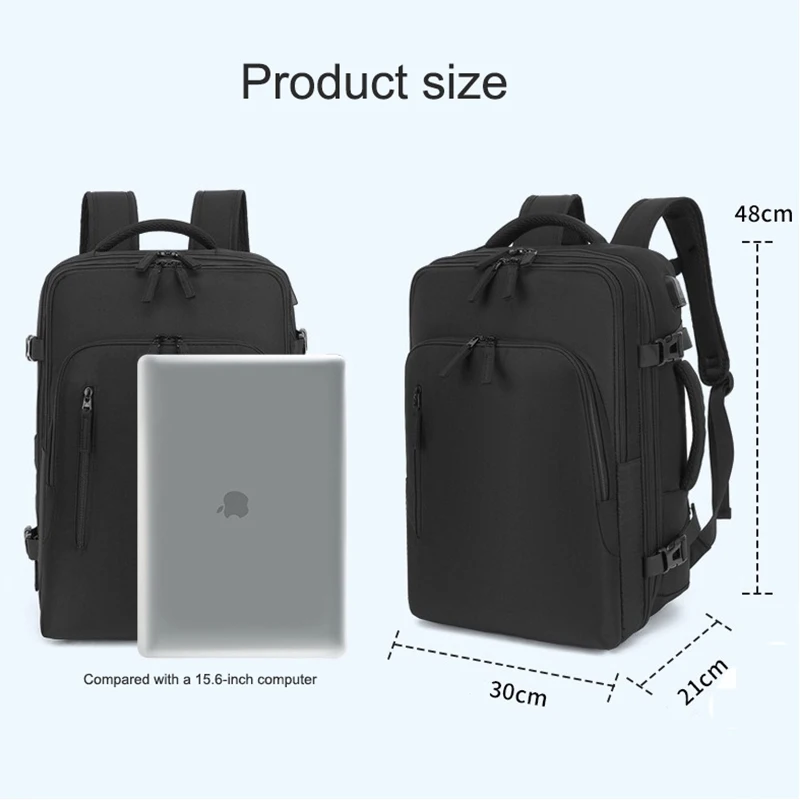 Geestock bolsa de viagem easyjet 45x36x20 mochila de viagem de grande capacidade para mulheres/homens bolsa para laptop bolsa de cabine para viagens de avião