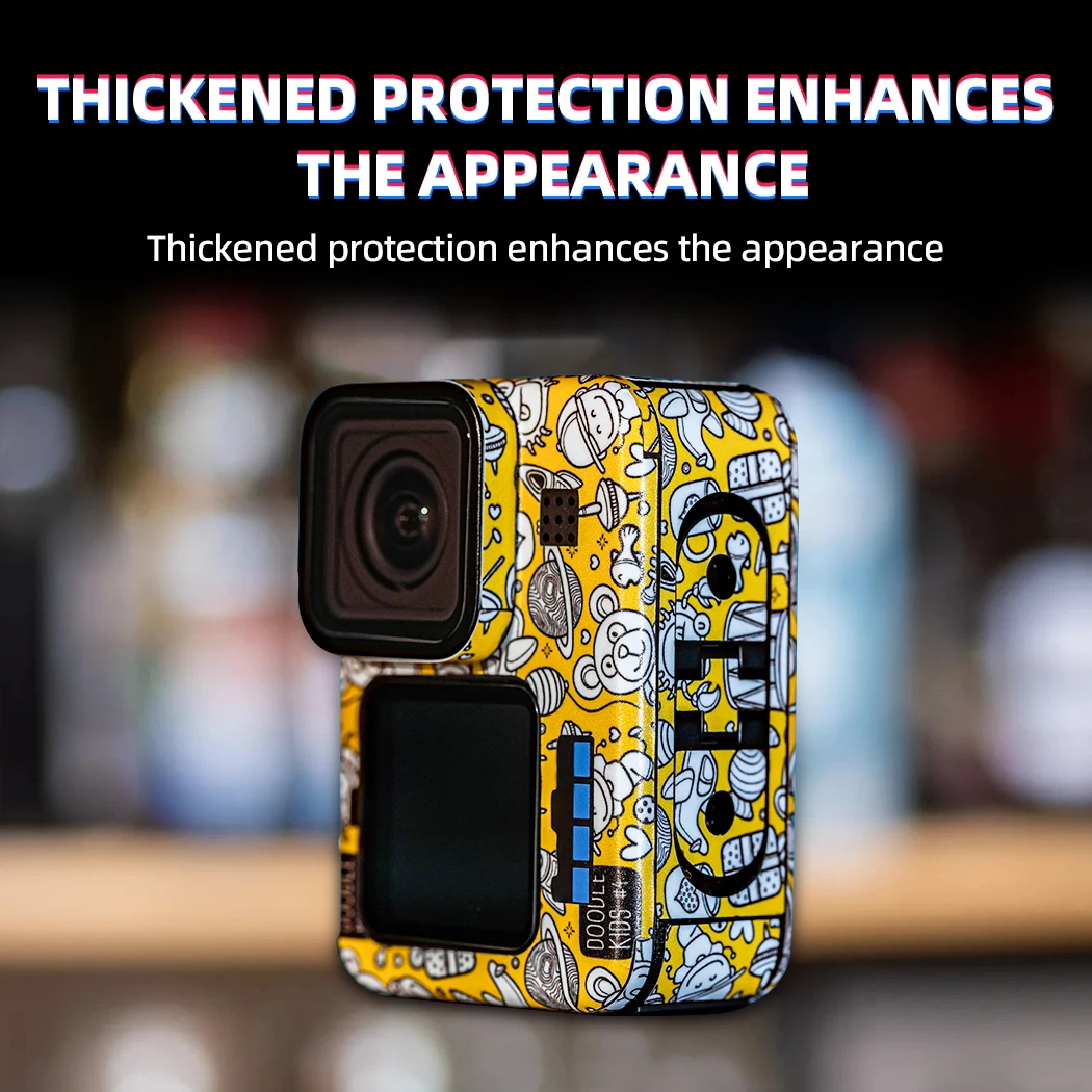 Dla GoPro 11/10/9 - Niestandardowe naklejki, folia ochronna, wodoodporne, odporne na zarysowania, dekoracyjne akcesoria do aparatu