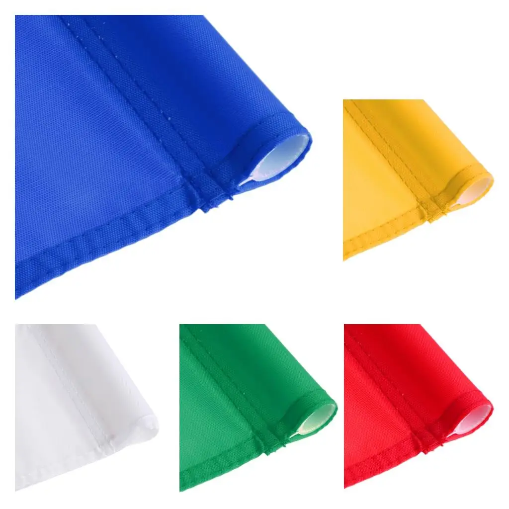 

Solid Putting Chequered Flags Backyard Garden Portable Markers