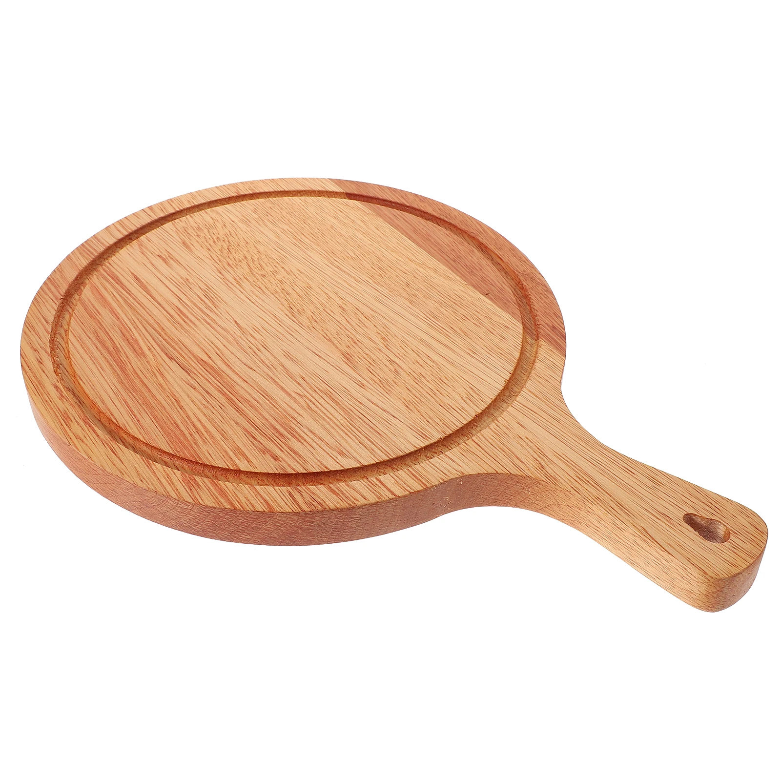 

Wooden Tray Inch Sturdy Natural Wood Food Serving Severing Tray Plate for Pizza Steak Snack Platter Kitchen Helper