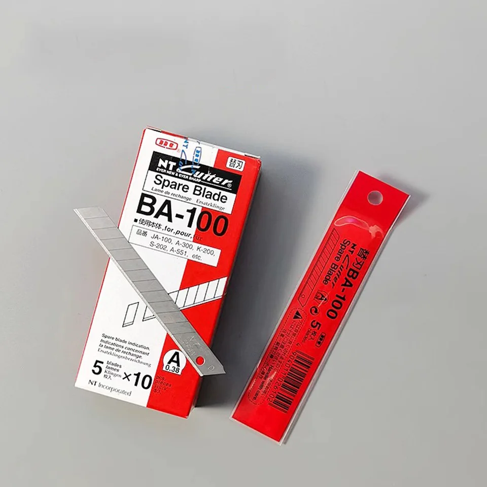 NT Cutter Replacement Blades Spare Blade for Utility Knife, Precision Cutting Blades for Vinyl Wrap, PPF Film, Engraving KLT-12