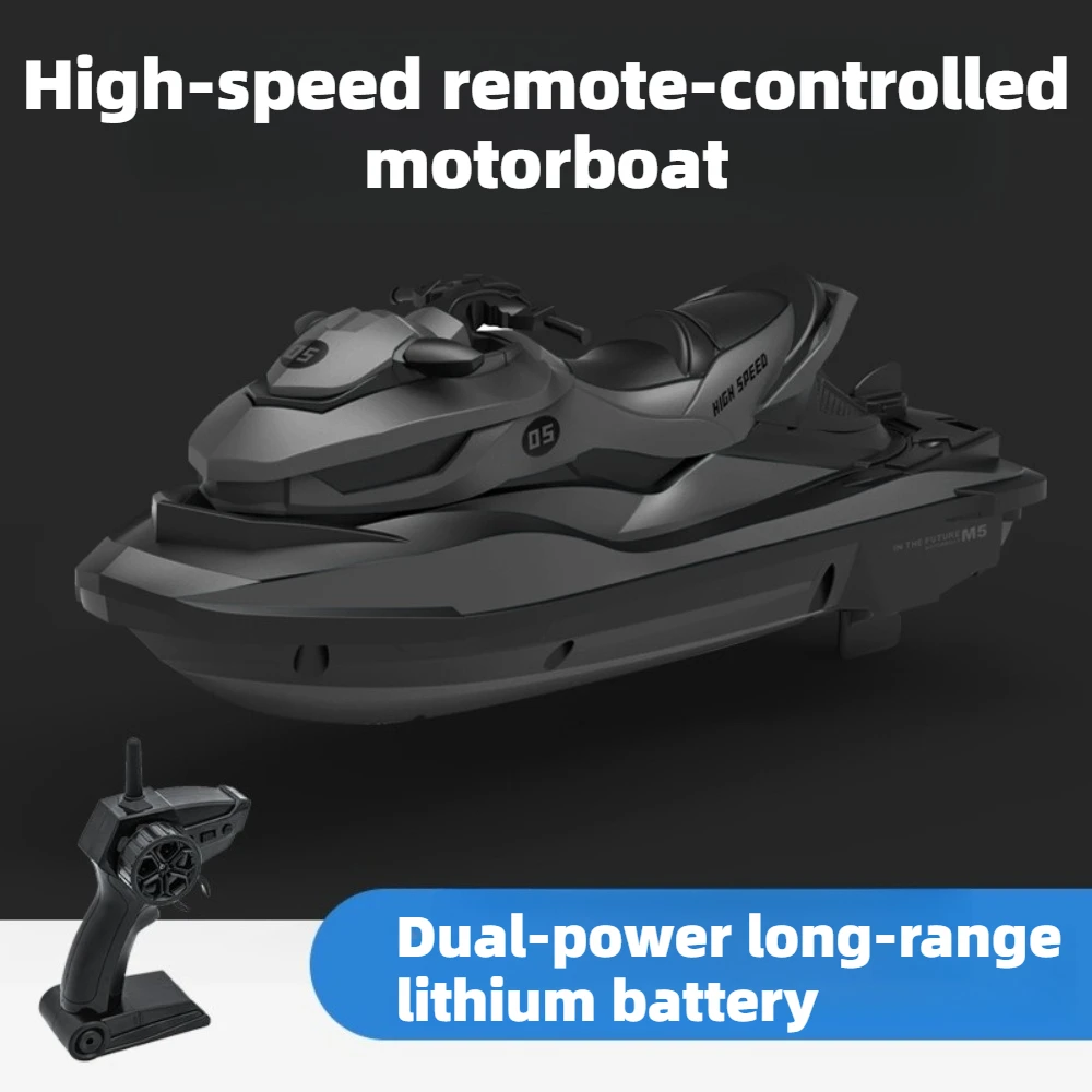 Waterproof 2.4G Remote Controlled Electric Speedboat Toy High Speed RC Racing Motorboat Rechargeable RC Boat Birthday Gift view 6